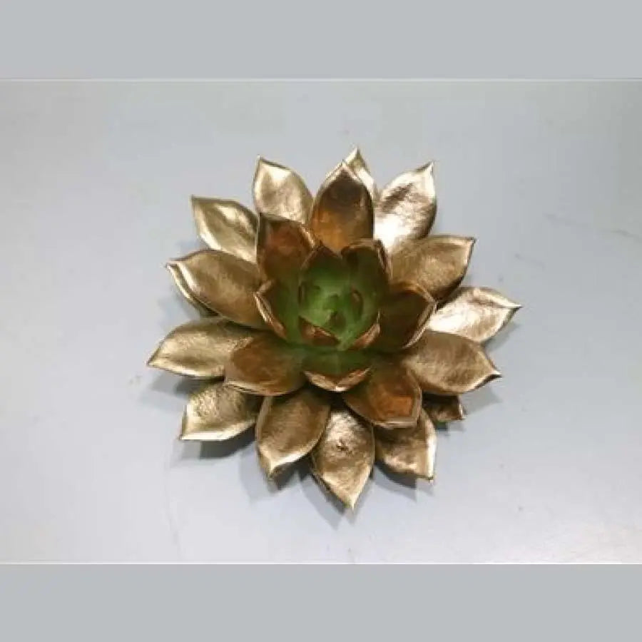Succulent Painted Gold