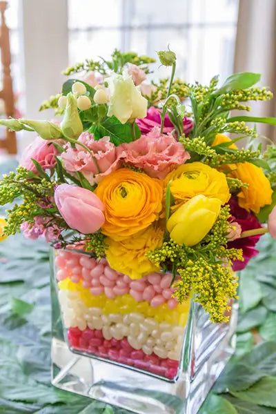 Creating-a-Jelly-Bean-Easter-Arrangement PetalDriven