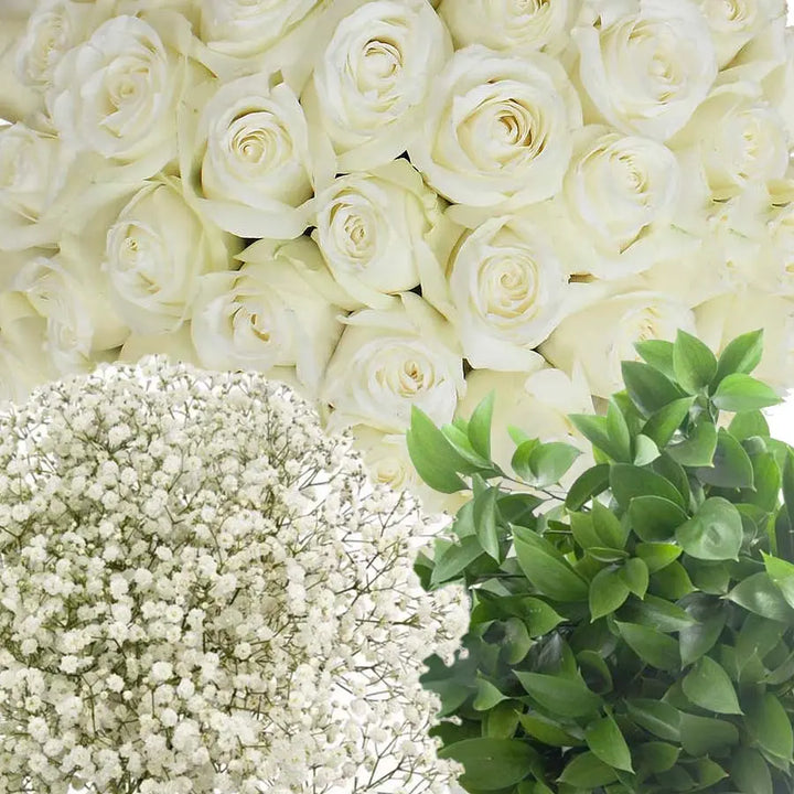 Traditional White Rose PetalKit PetalDrivenCom